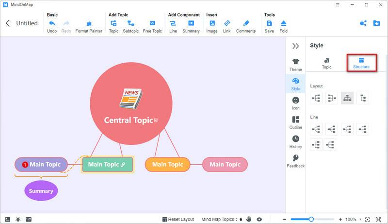 Change Structure Style