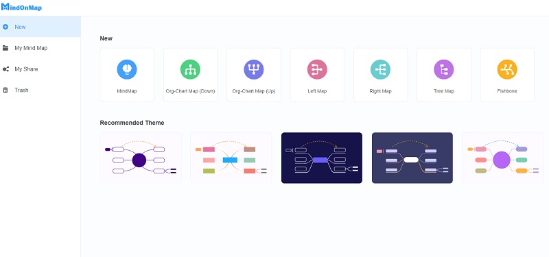 Безплатна MindMap Ново