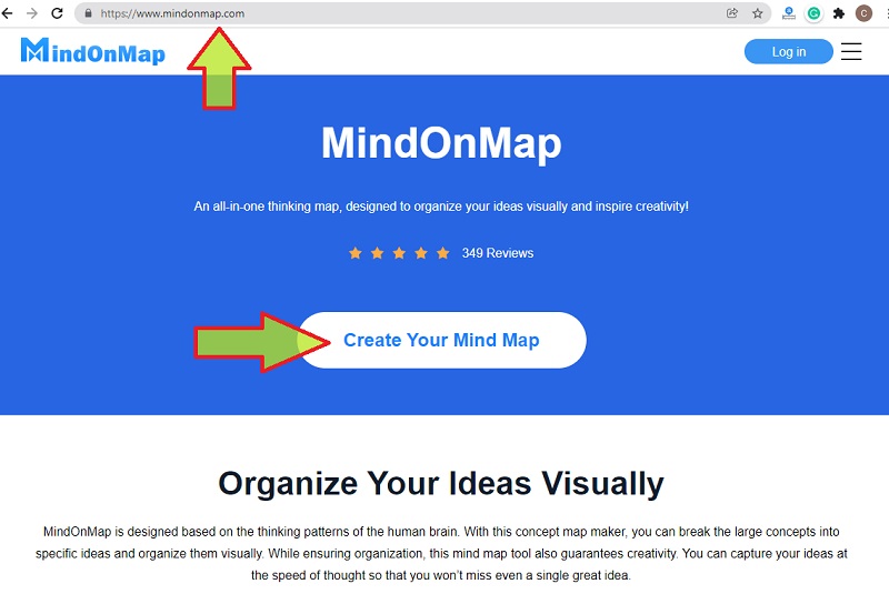 හිතවත්තා රූපසටහන MindOnMap නිර්මාණය කරන්න