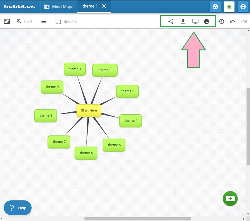 Bubble Map Bubblus Save