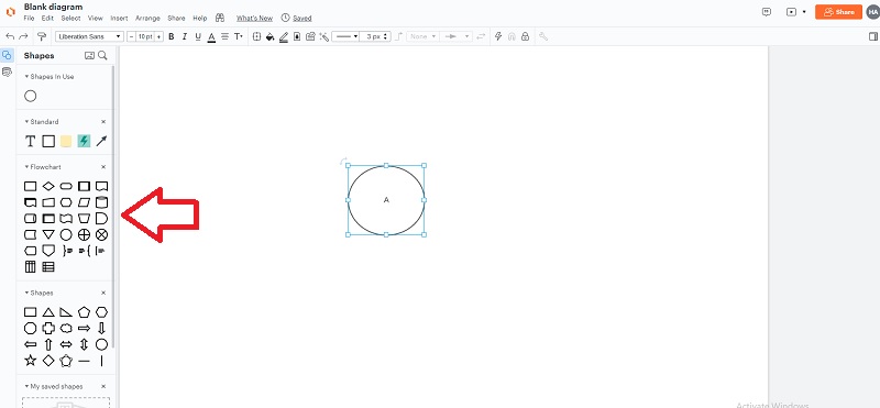 සංකල්ප සිතියම Lucidchart Drag