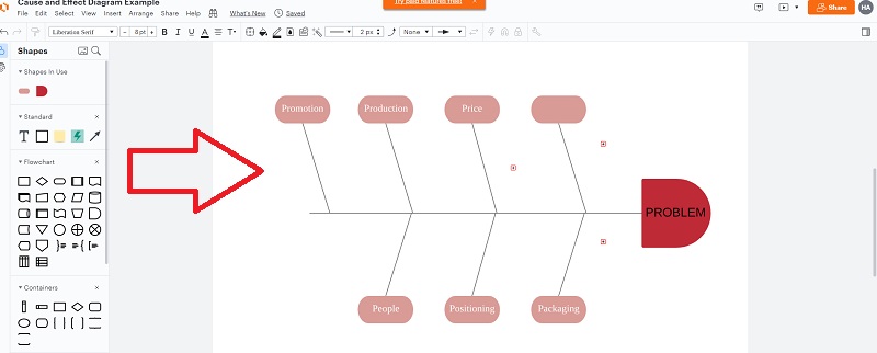 Kılçık Diyagramı Lucidchart İncele