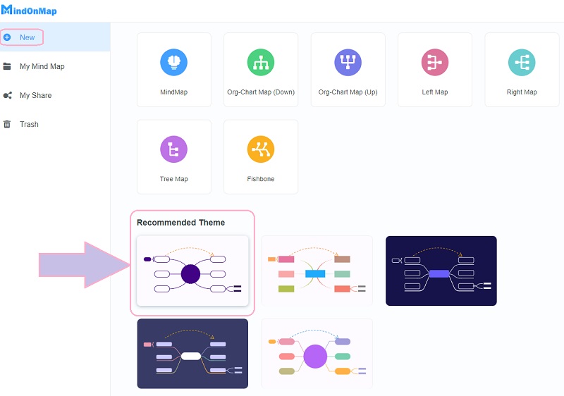 Spider Diagram MindOnMap Baru