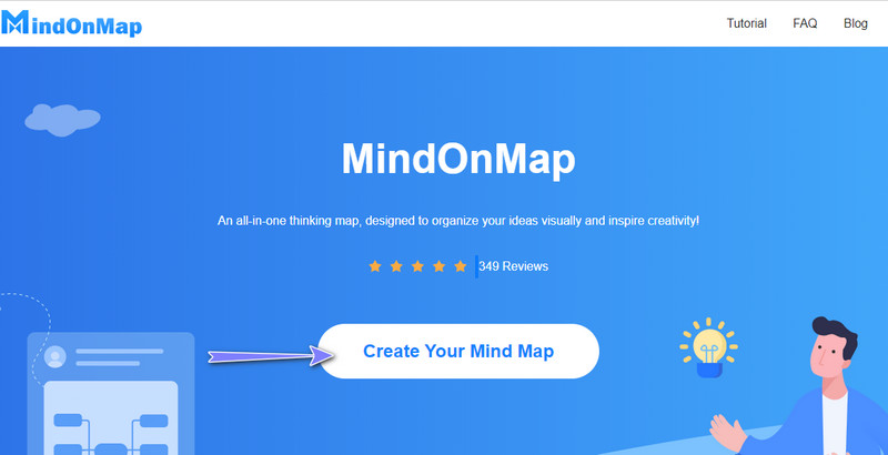 Доступ к MindOnMap