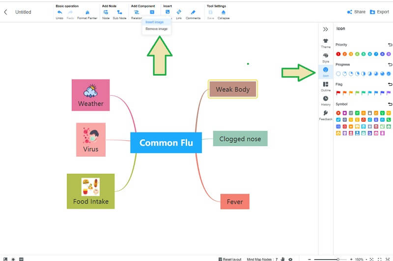 สาเหตุ ผลกระทบ ภาพ MindOnMap