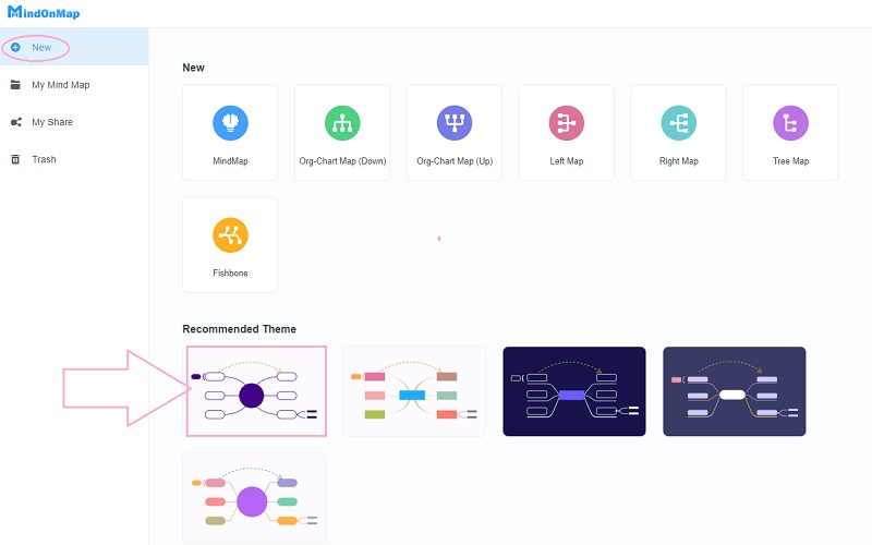 Google Docs Concept Mind Map ថ្មី។