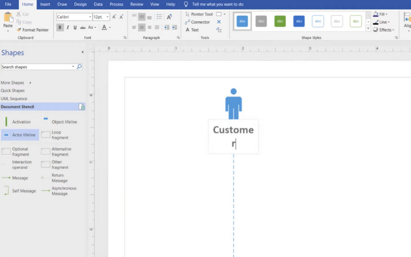 microsoft visio sequence diagram to communication diagram