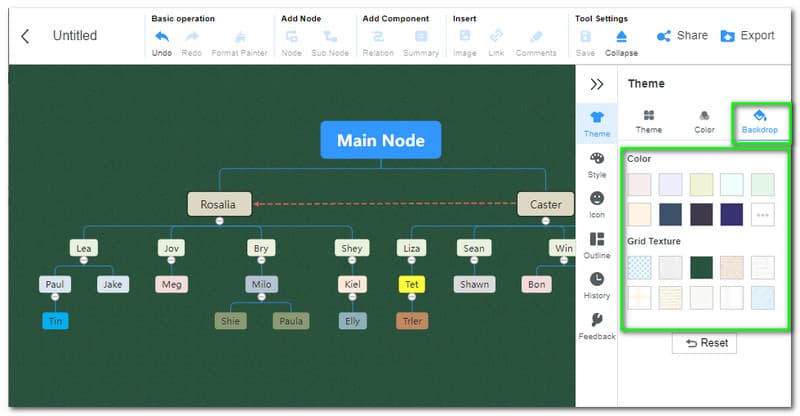 MindOnMap जोडा बॅक ड्रॉप