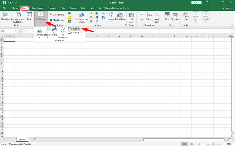 Arte inteligente de Excel