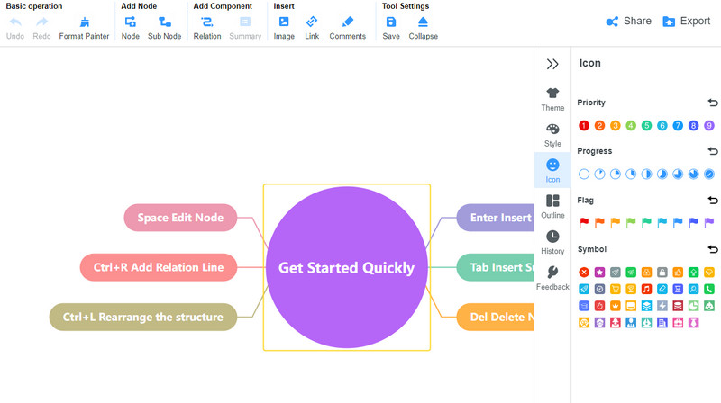 MindOnMap Interface