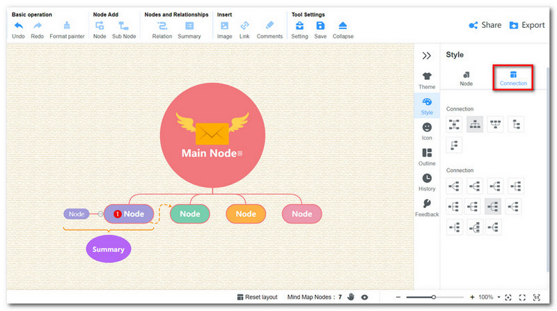 MindOnMap ทางเลือกสำหรับ SmartDraw