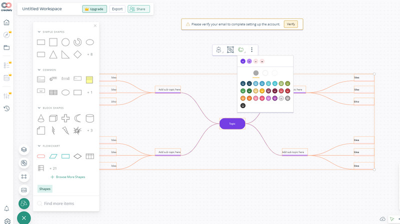 Mindmap bewerken