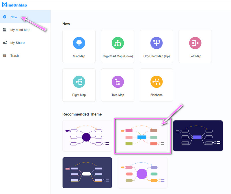 Mindonmap. Интерфейс программы draw io.