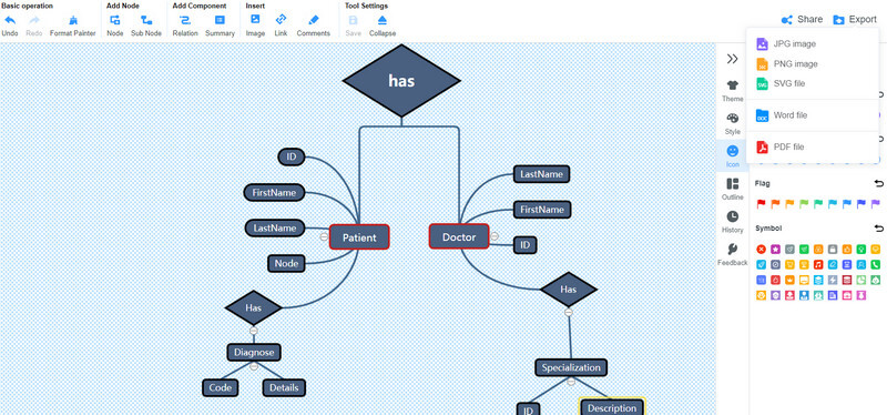 MindOnMap Interfazea