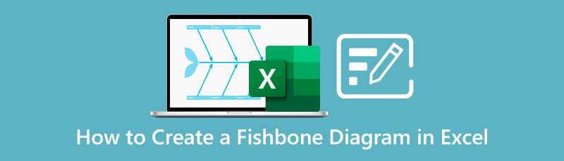 Creu Diagram Fishbone yn Excel