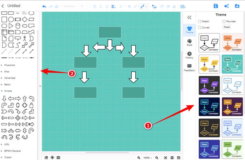 Stroomdiagram maken