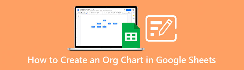 Google Sheets organisationsdiagram