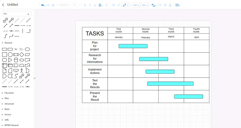 Nexşeya Gantt ya Google Docs Milestones zêde bikin