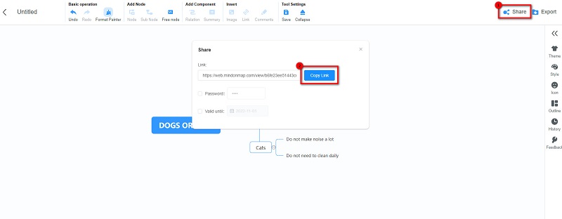 පිටපත් සබැඳිය Excel හි තීරණ ගසන්න