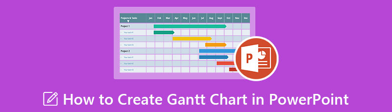 Ganta diagramma PowerPoint