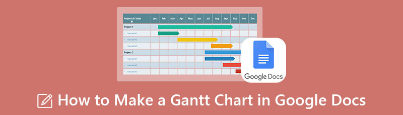 Google'i dokumentide Gantti diagramm