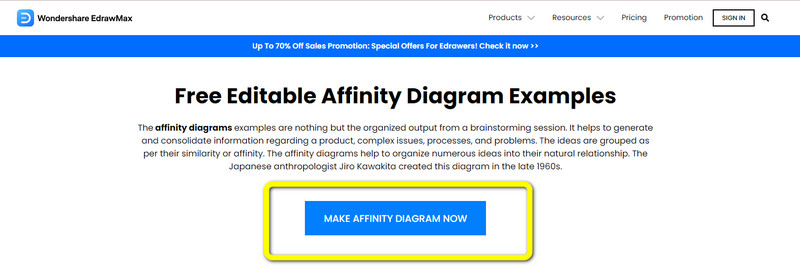 Creatore di affinità EdrawMax