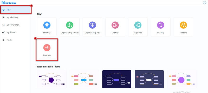 Opció de diagrama de flux