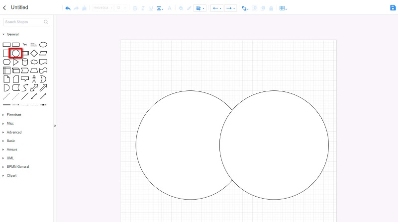 مخطط Venn الدائري