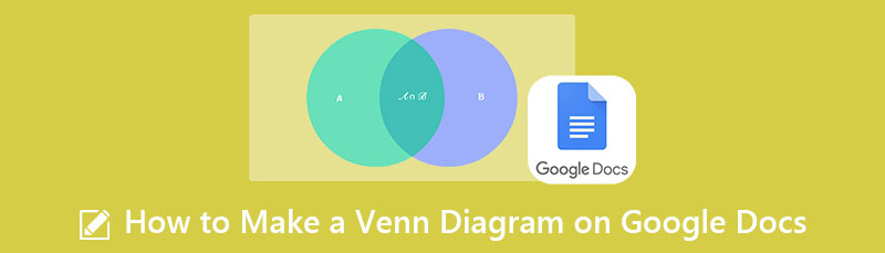 Gwnewch Diagram Venn ar Google Docs