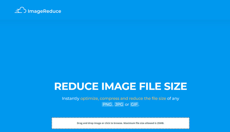 Online aplikacija Reduce Image