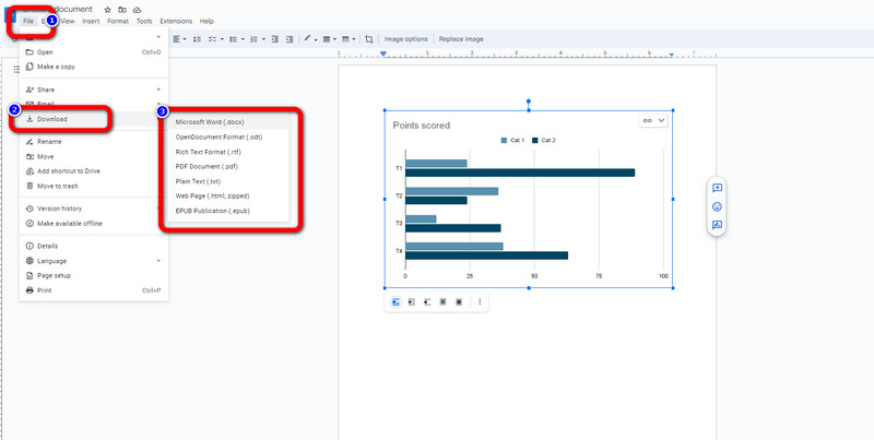 ទាញយក Bar Graph Docs