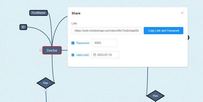 Diagrama ER-ê parve bikin