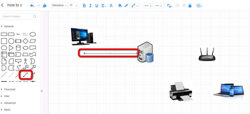 Engade o conector