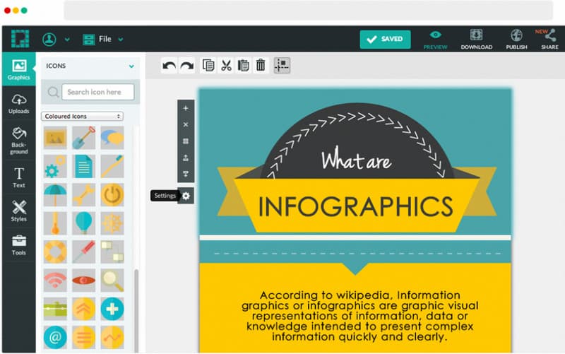 Piktochart infografika yaratuvchisi