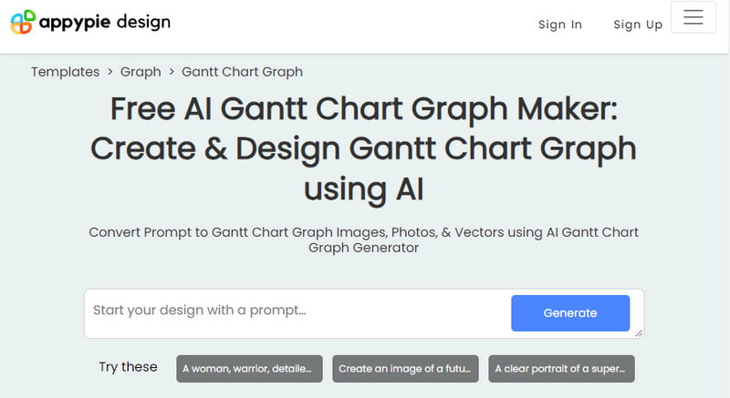 Appy Pie Gantt диаграммасын жасаушы