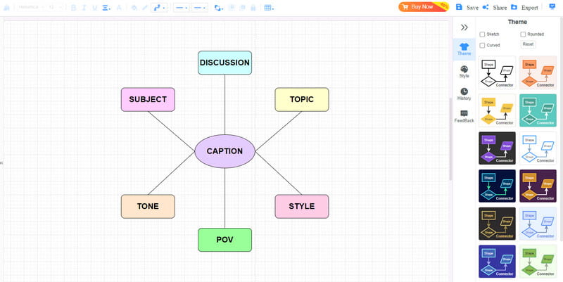 MindOnMap ব্রেনস্টর্মিং ক্যাপশন