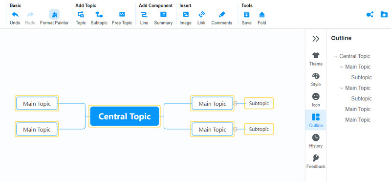 MindOnMap for Outing Story Writing