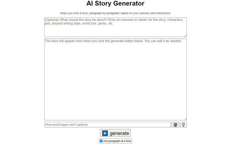 Agian AI Story Generator