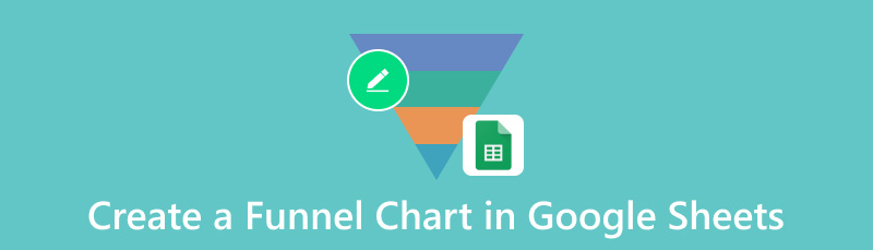 نمودار قیف Google Sheets