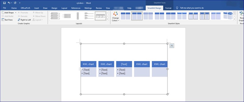 Microsoft Word අතුරුමුහුණත