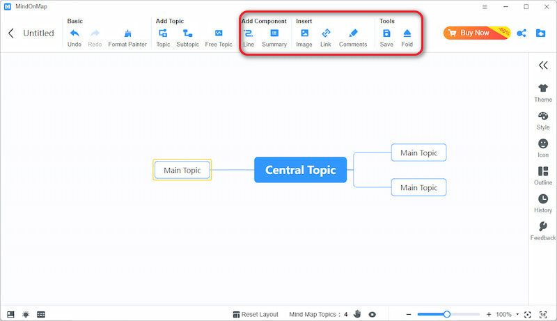 Mindonmap Other Functions