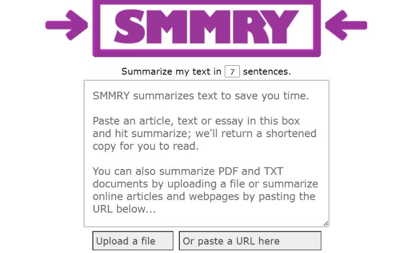 Smmry AI Summarizer