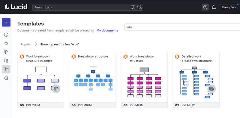 Wbs Создатель Lucidchart