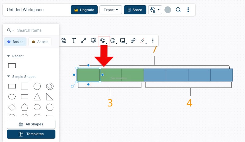 Personnaliser le diagramme de bande