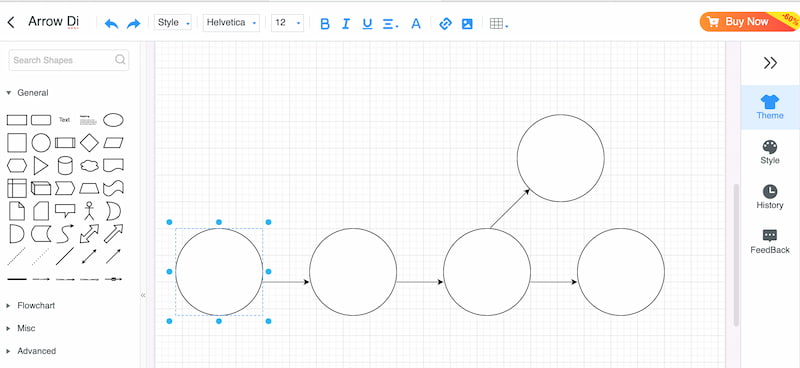 Mindonmap Add Shapes