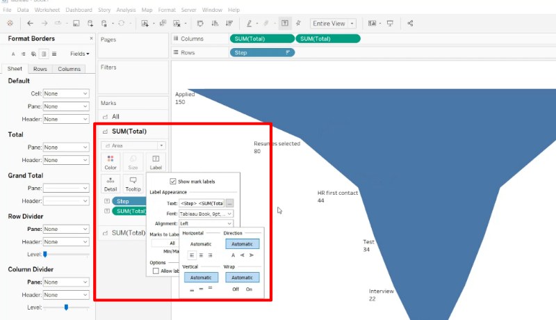 Reverse Data To Make Funnel