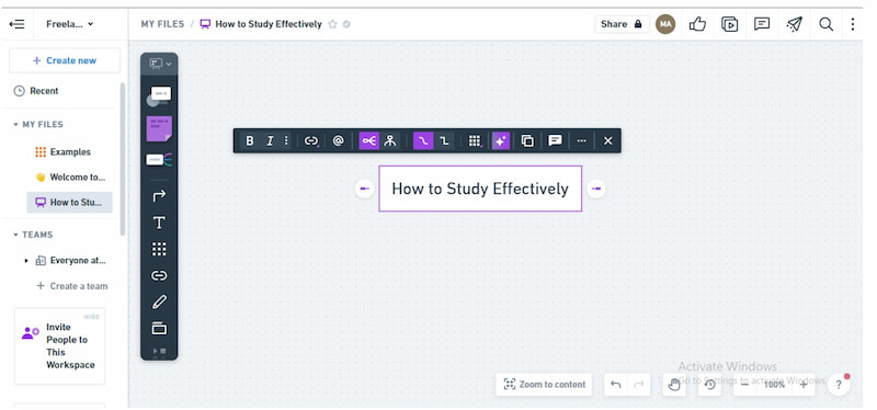 Whimsical Add Mindmap