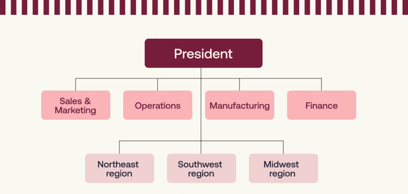 Hierarchical Organizational Structure Photo