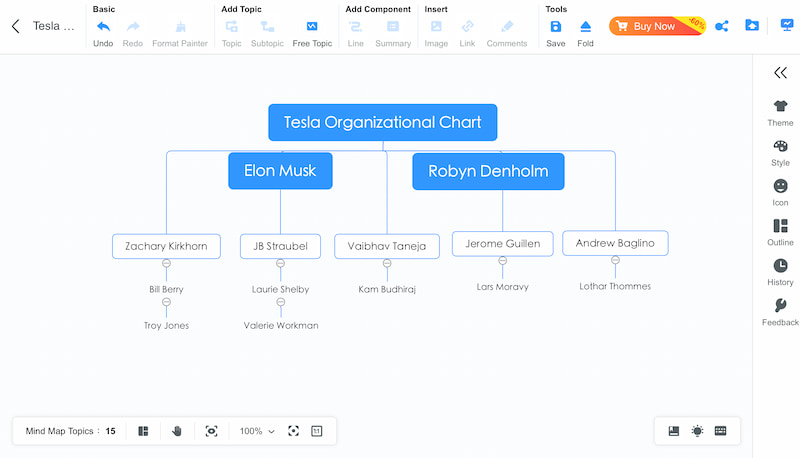 Mindonmap Add Names