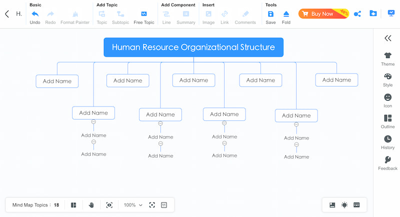 Mindonmap Org Structure